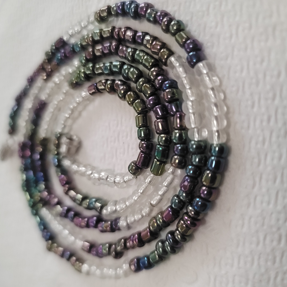 Galaxy Waist Beads 33"